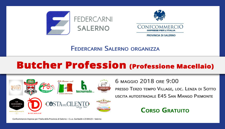 Corso Butcher Profession Salerno maggio 2018